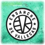 Pegatina del Ensanche de Vallecas. Hecha por la tienda de vinilos decorativos Yayaprint de Madrid