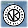 ticker Vallekas Valle del Kas en vinilo de fondo blanco. Pegatina para coche y moto.